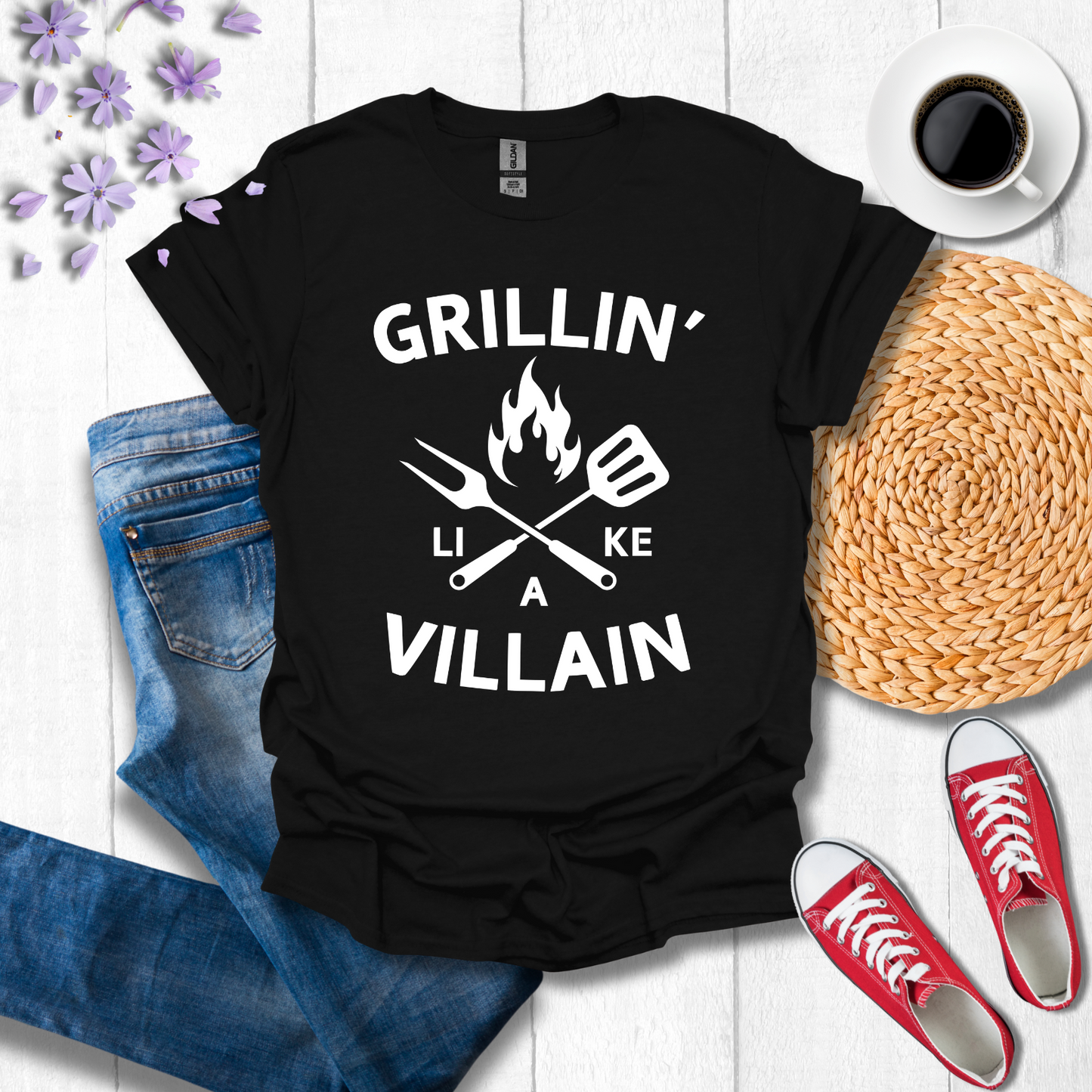 Grillin' like a villain