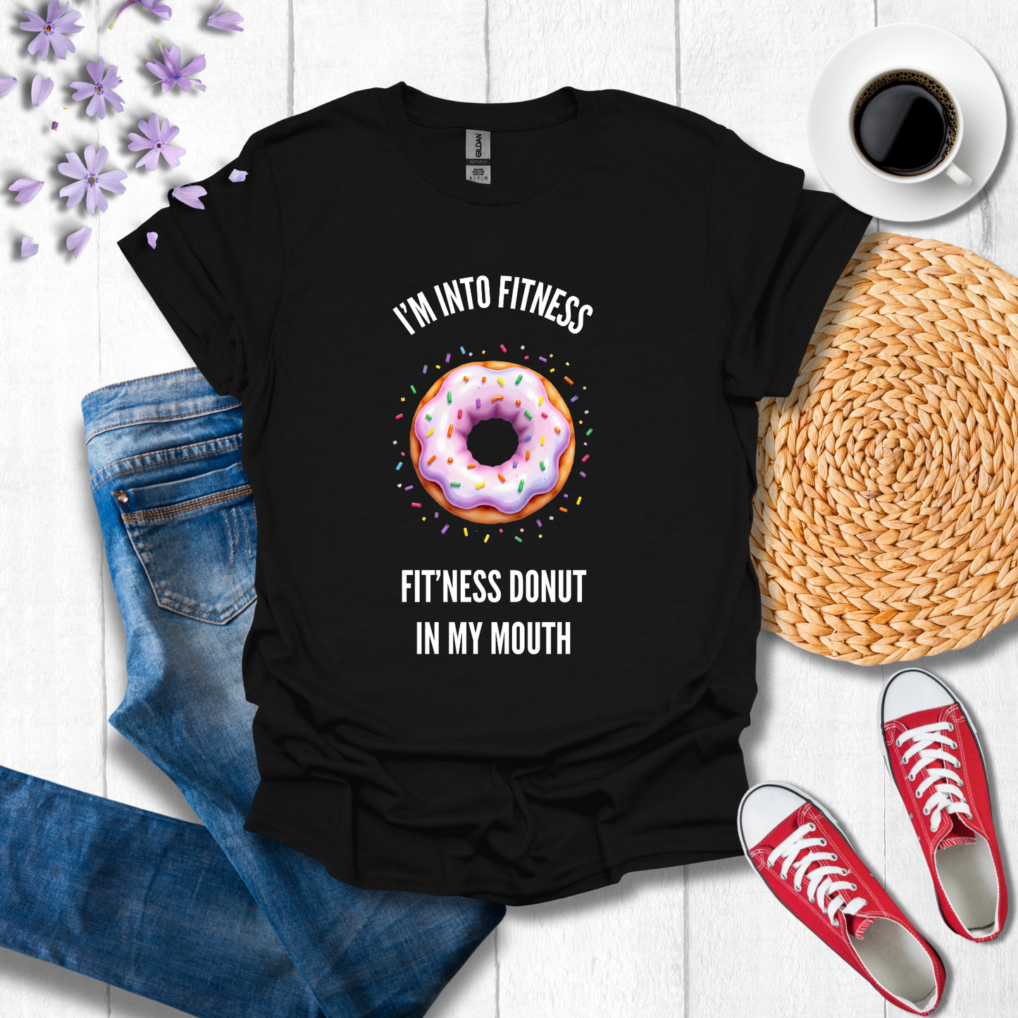 Fit'ness donut in my mouth