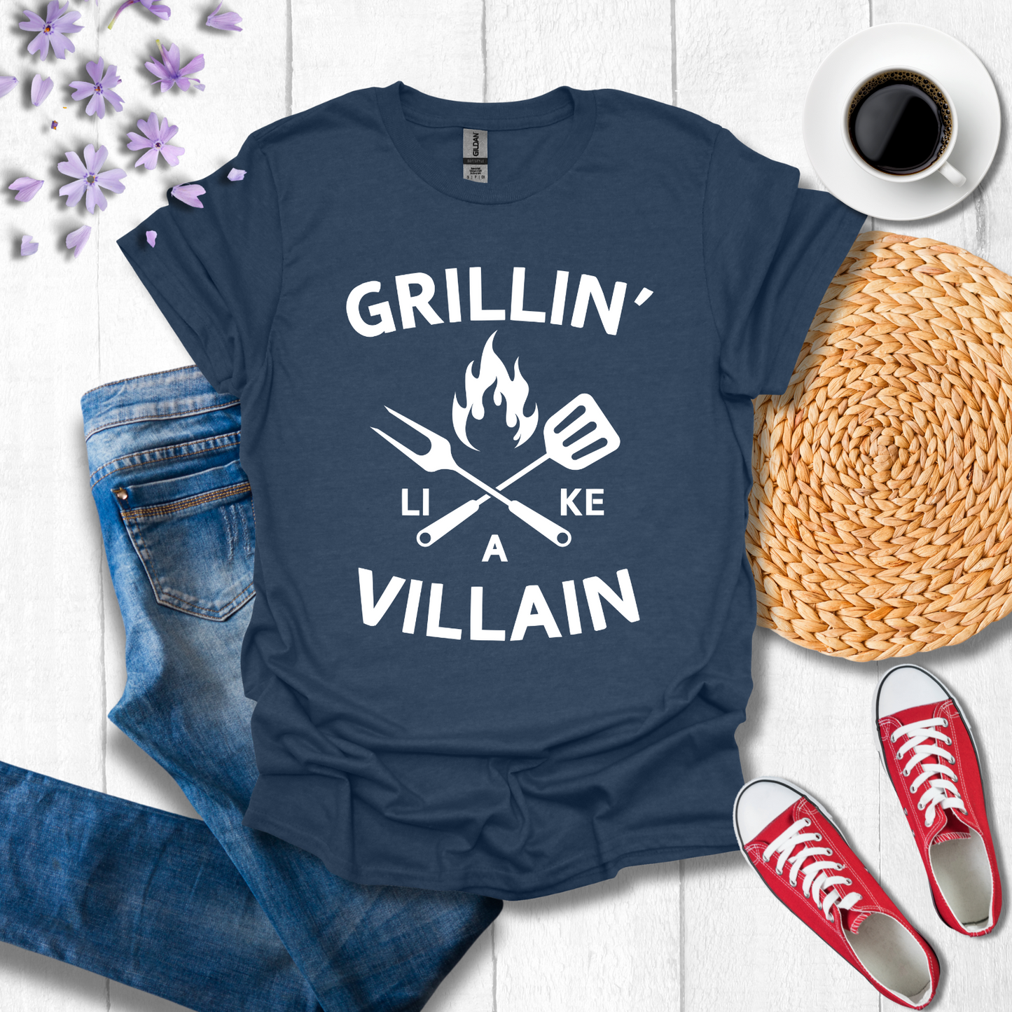 Grillin' like a villain