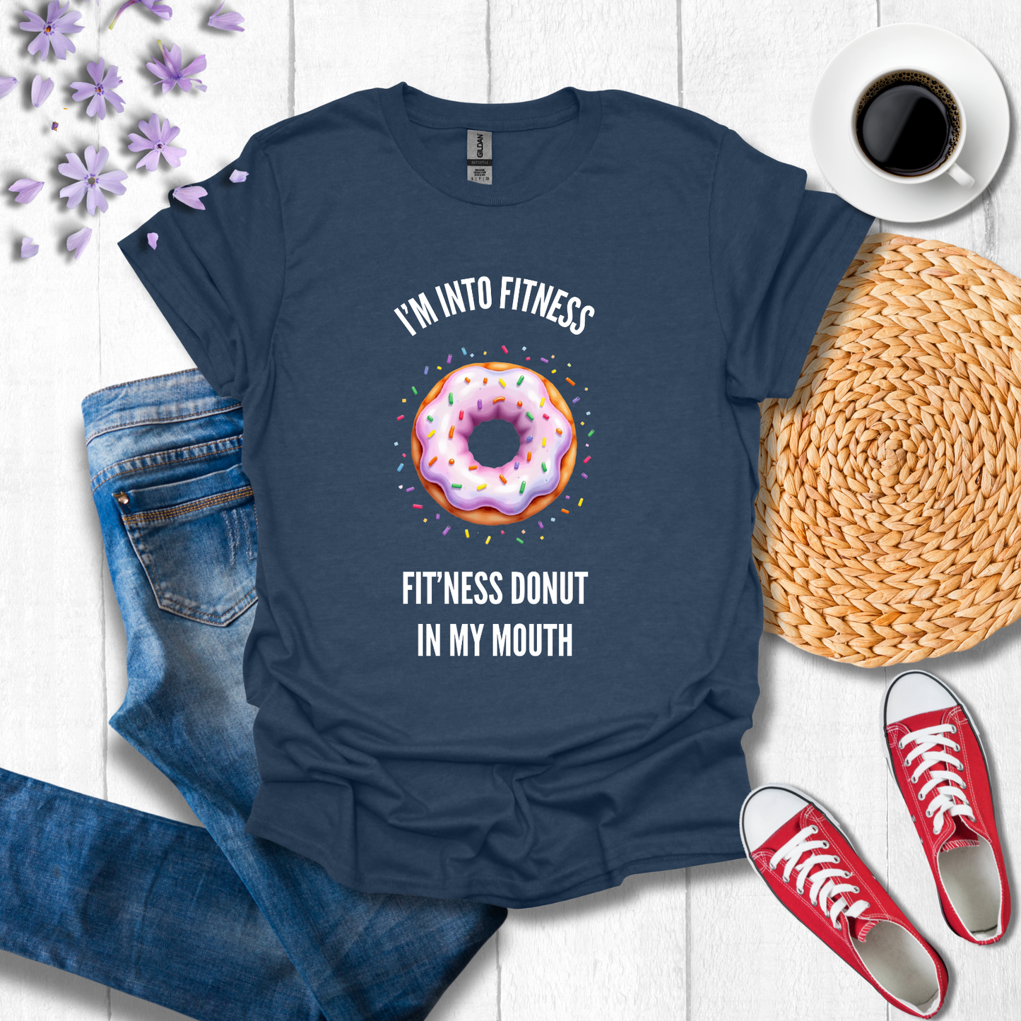 Fit'ness donut in my mouth