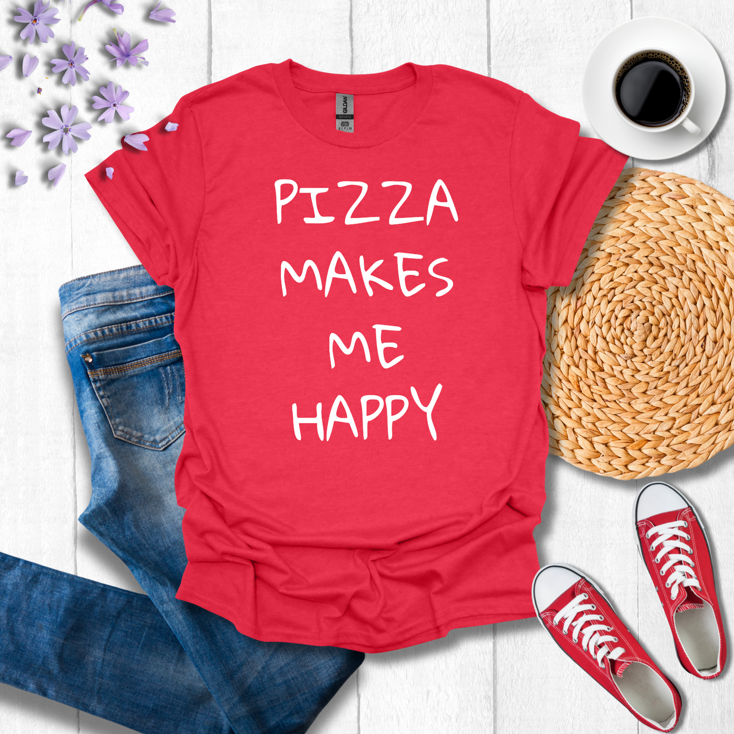 Pizza makes me Happy