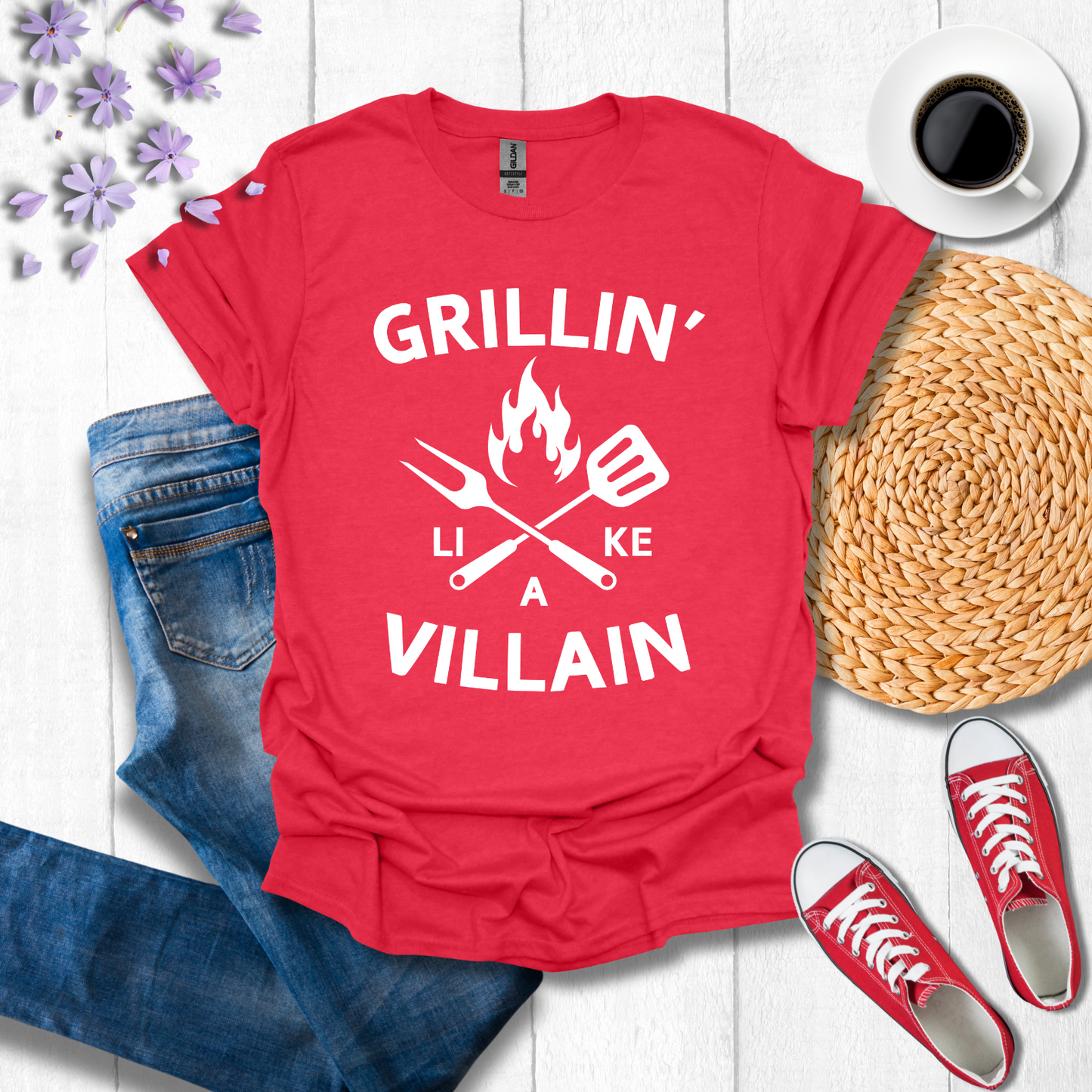 Grillin' like a villain