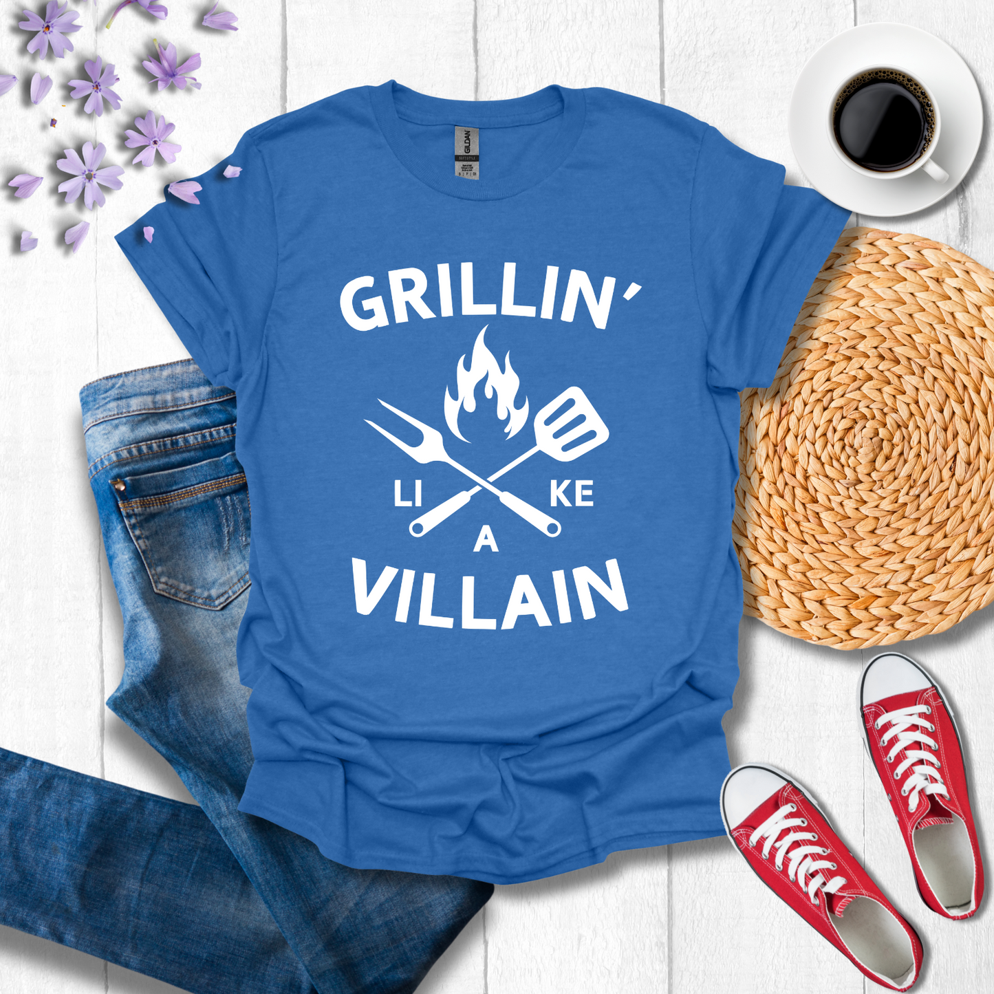 Grillin' like a villain