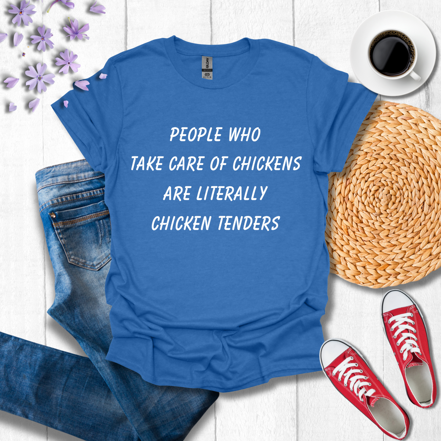 People who take care of chickens are literally chicken tenders