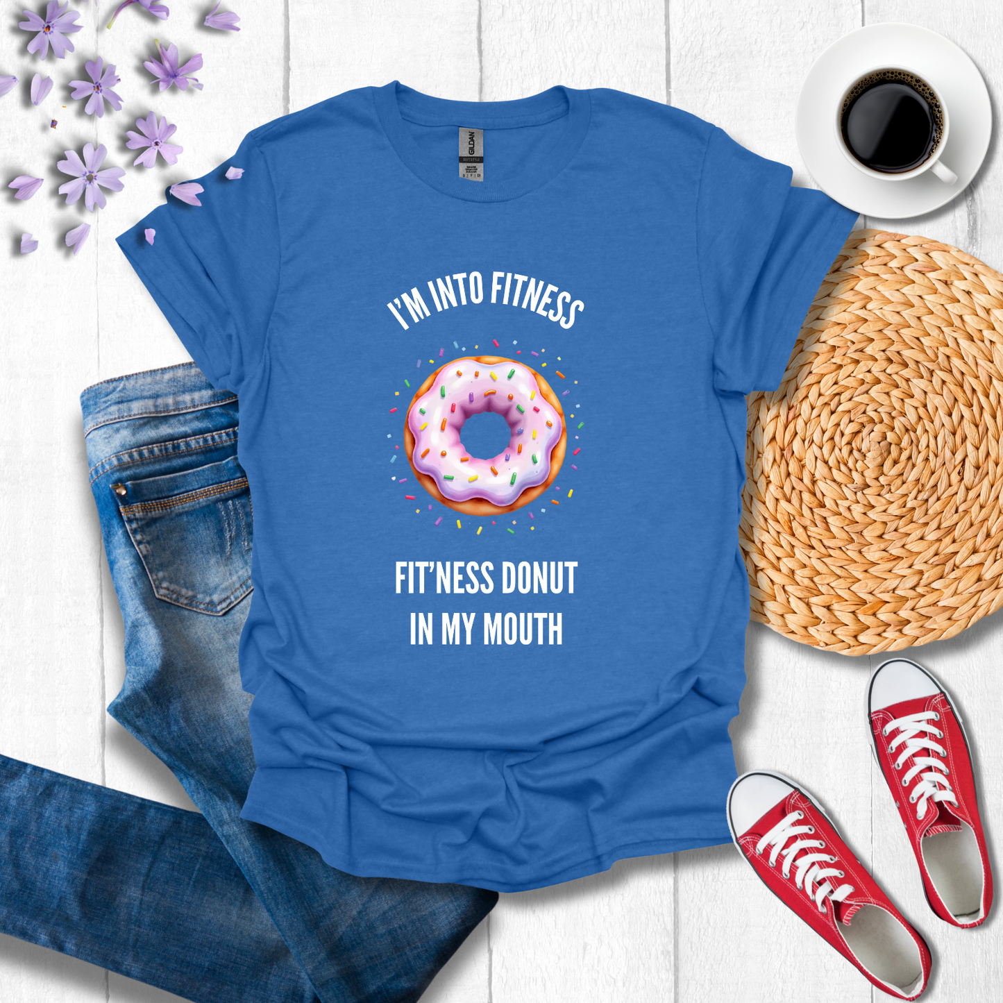 Fit'ness donut in my mouth