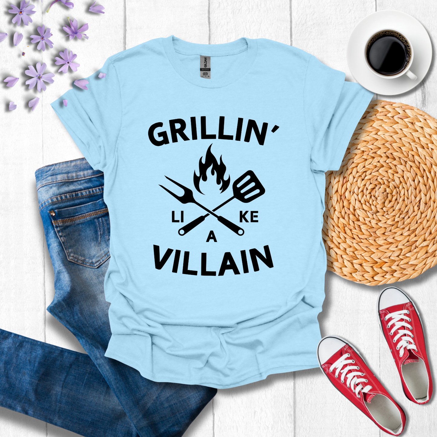 Grillin' like a villain