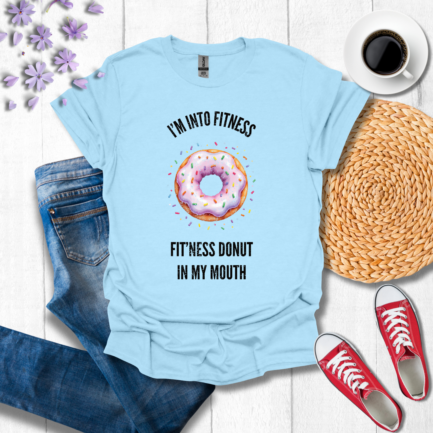Fit'ness donut in my mouth