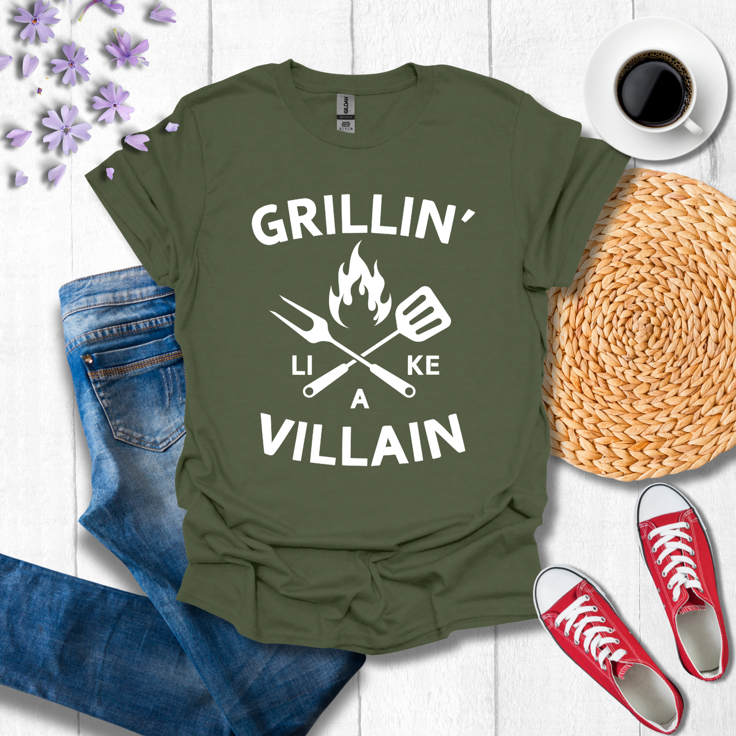 Grillin' like a villain