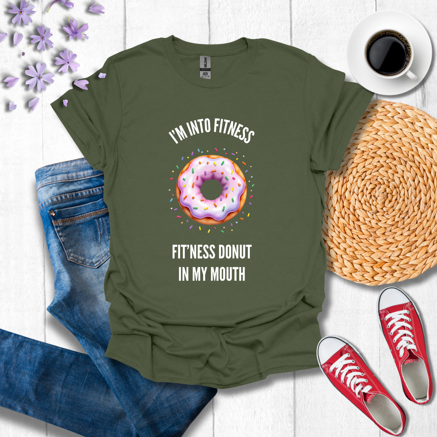 Fit'ness donut in my mouth