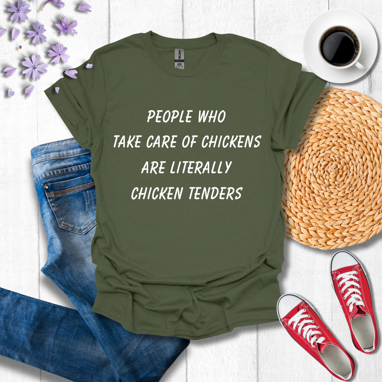 People who take care of chickens are literally chicken tenders