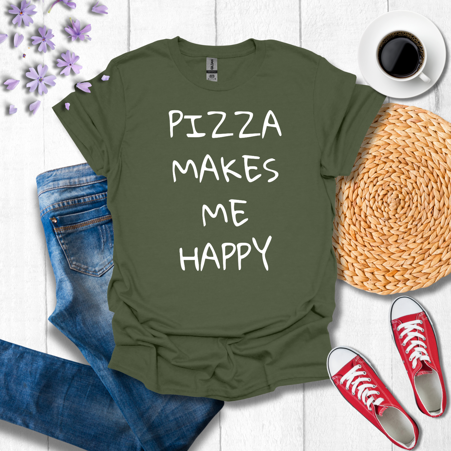 Pizza makes me Happy