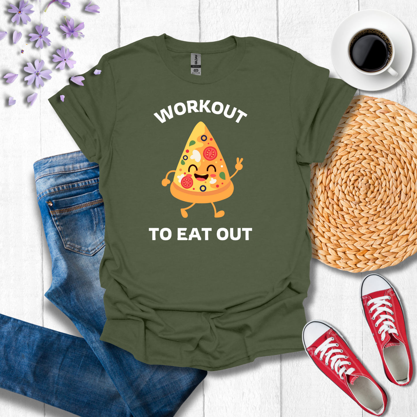 Workout to eat out