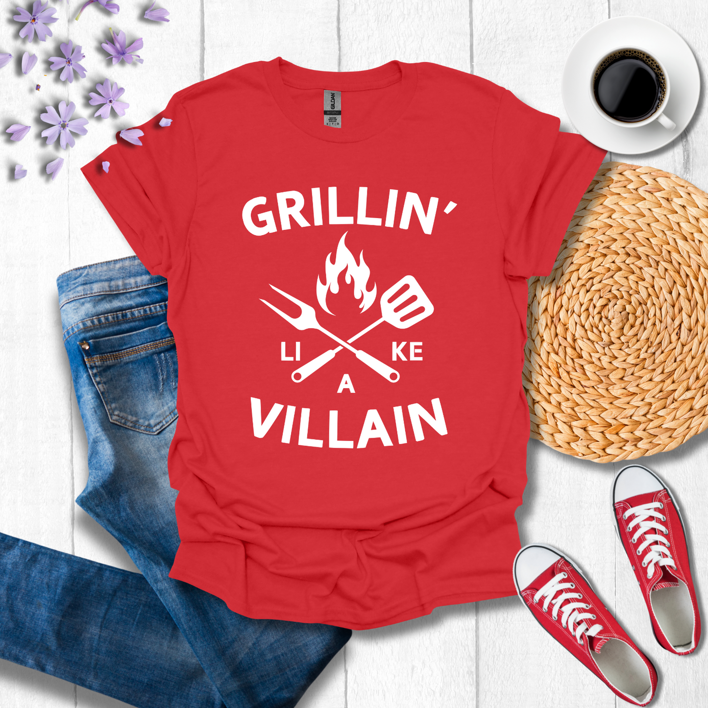 Grillin' like a villain