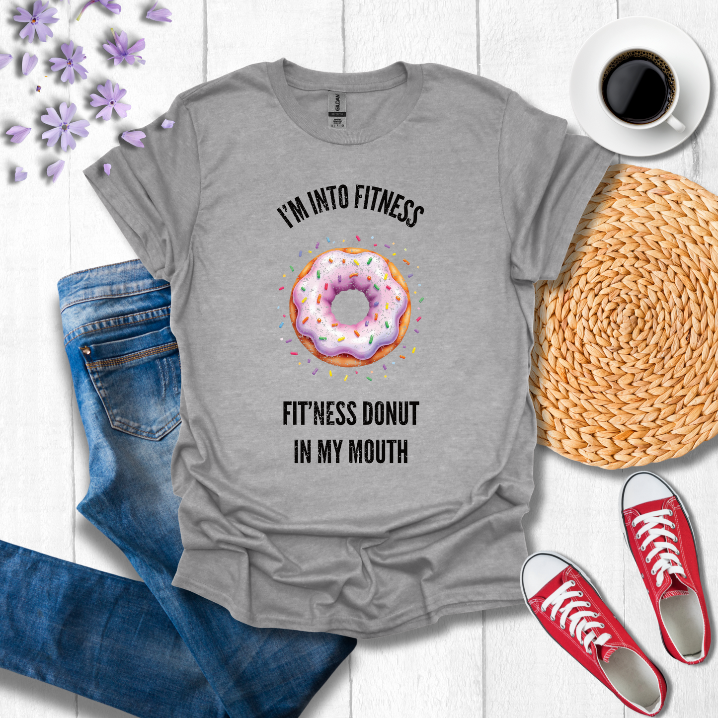 Fit'ness donut in my mouth