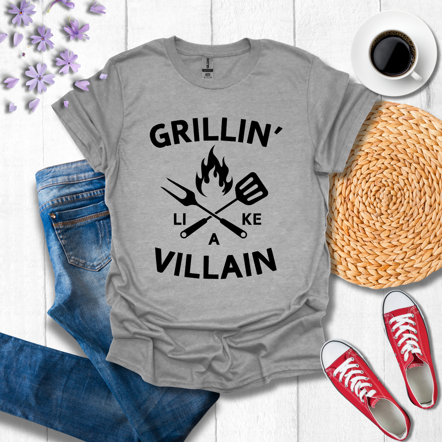 Grillin' like a villain