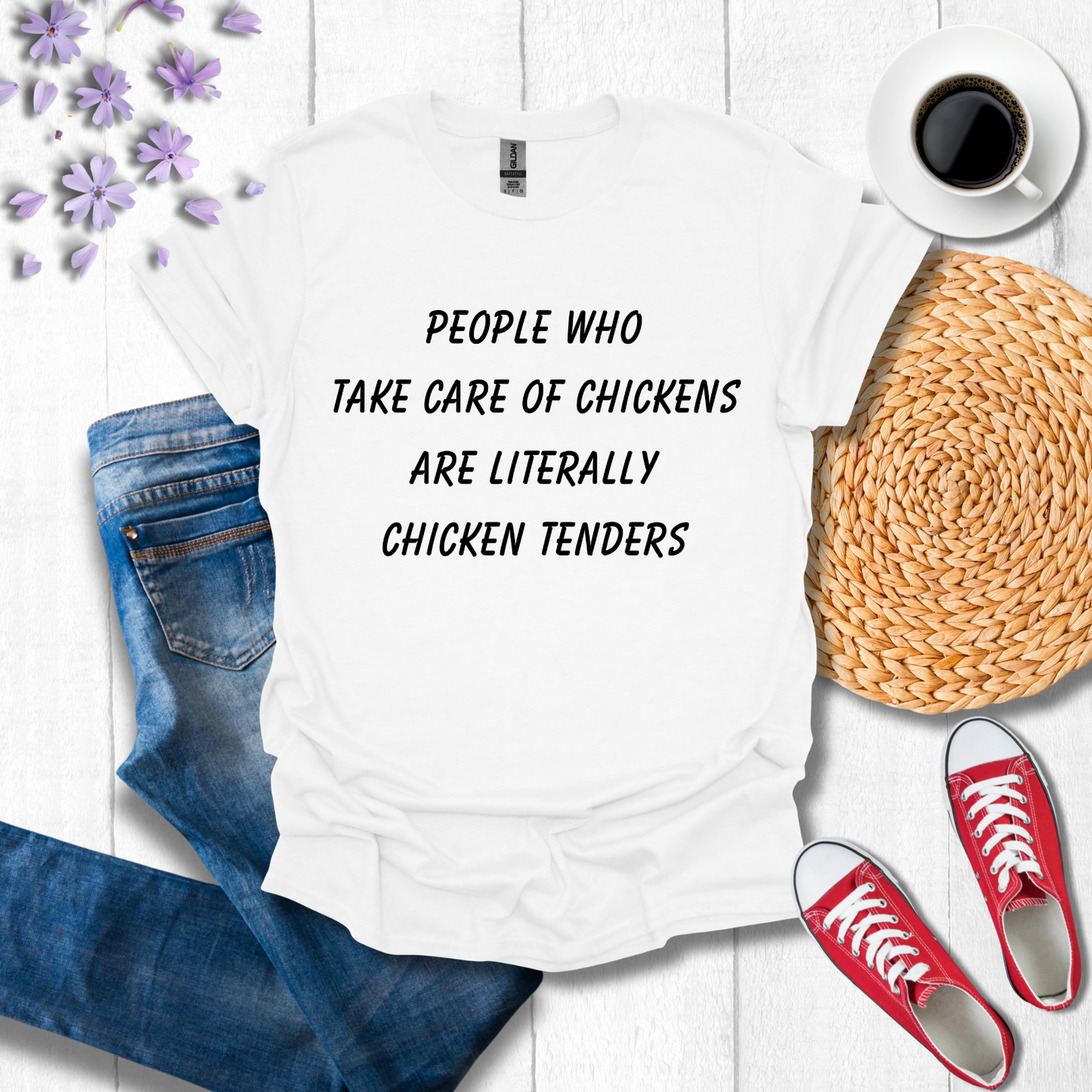 People who take care of chickens are literally chicken tenders